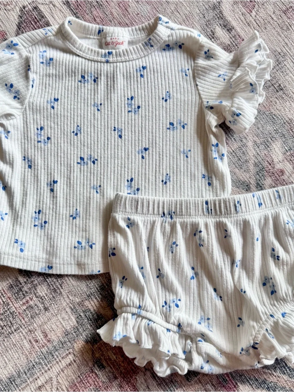 Baby Girl 12M Clothing Lot Rompers Dresses Sets Swimsuit 18 Pieces